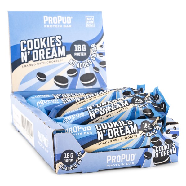 ProPud Protein Bar, Crunchy Popcorn, 12-pack