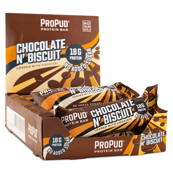 ProPud Protein Bar, Chocolate n´Biscuit, 12-pack