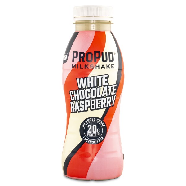 Njie ProPud Protein Milkshake White Chocolate Rasberry 330 ml