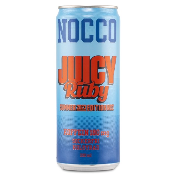 NOCCO BCAA, Juicy Ruby Limited Edition, Koffein, 1 st