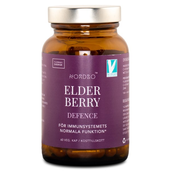 Nordbo Elderberry Defence, 60 kaps