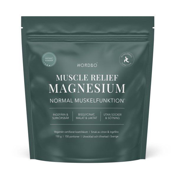 Nordbo Muscle Relief Instant Magnesium, 150 g