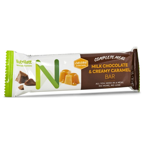 Nutrilett Bar, Milk chocolate & Creamy caramel, 1 st