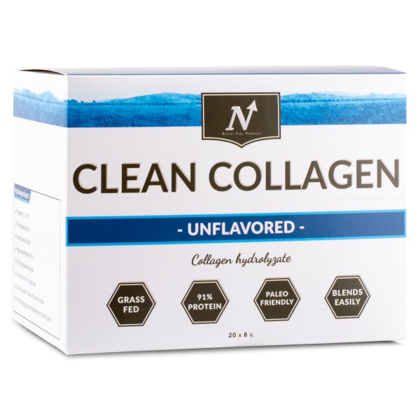 Nyttoteket Clean Collagen Stickpack, Unflavored, 20 dospåsar