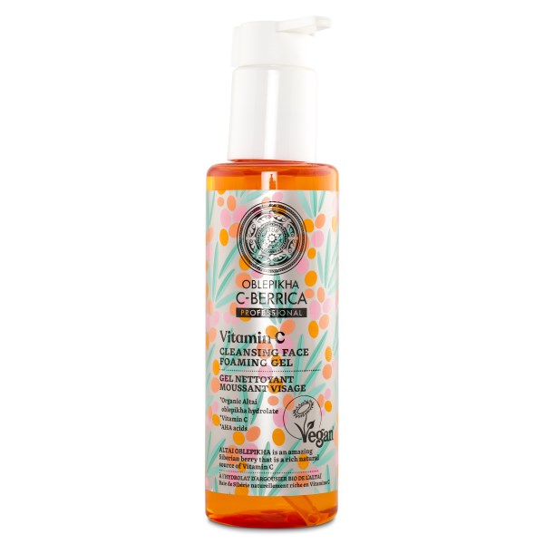 Natura Siberica Oblepikha C-Berrica Cleansing Face Foaming Gel, 145 ml