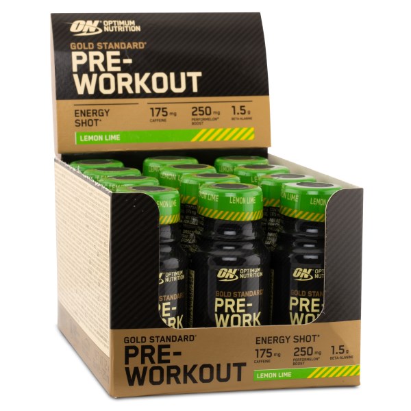 Optimum Gold Standard PWO Shot, 12 st, Lemon Lime