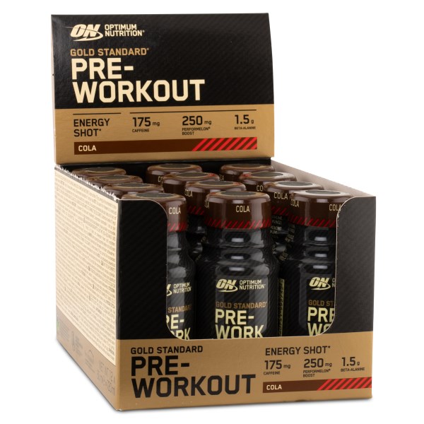 Optimum Gold Standard PWO Shot, 12 st, Cola