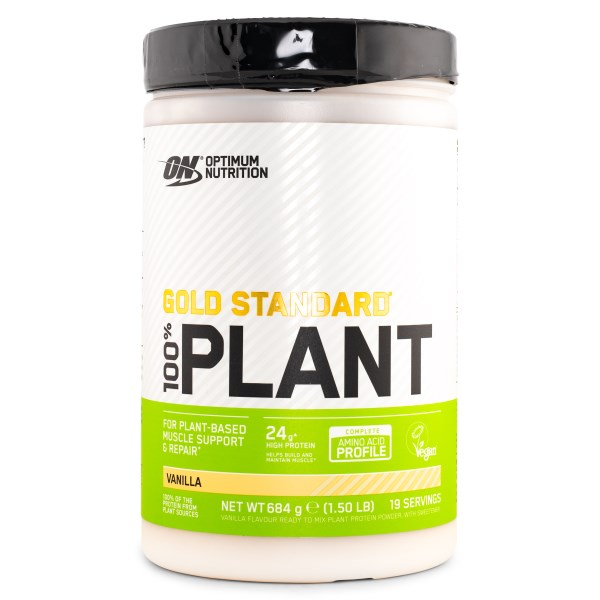 Optimum Nutrition 100% Plant Protein, Vanilla, 684 g