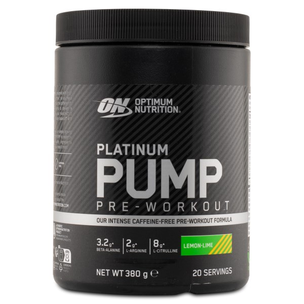 Optimum Nutrition Platinum PWO Pump, 380 g, Lemon Lime