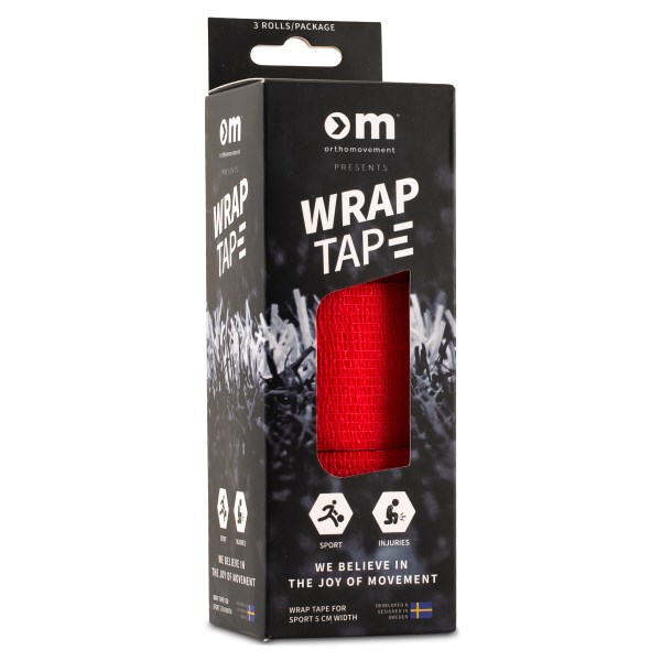 Ortho Movement Wrap Tape, One size, Red