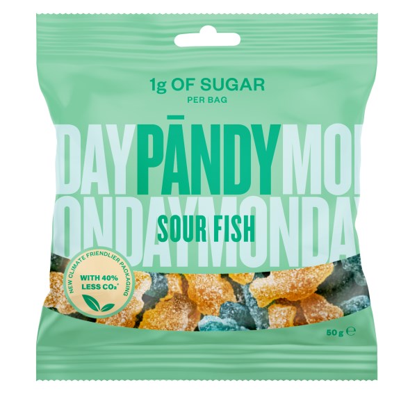 Pändy Candy, Sour Fish, 50 g