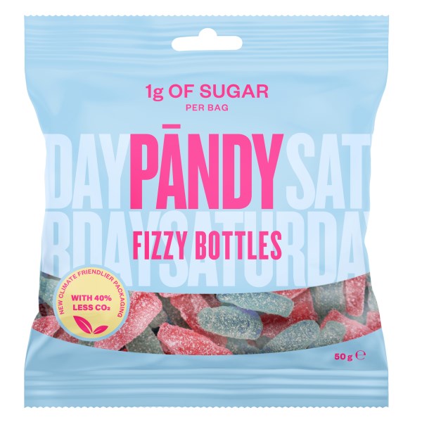 Pändy Candy, Fizzy Bottles, 50 g