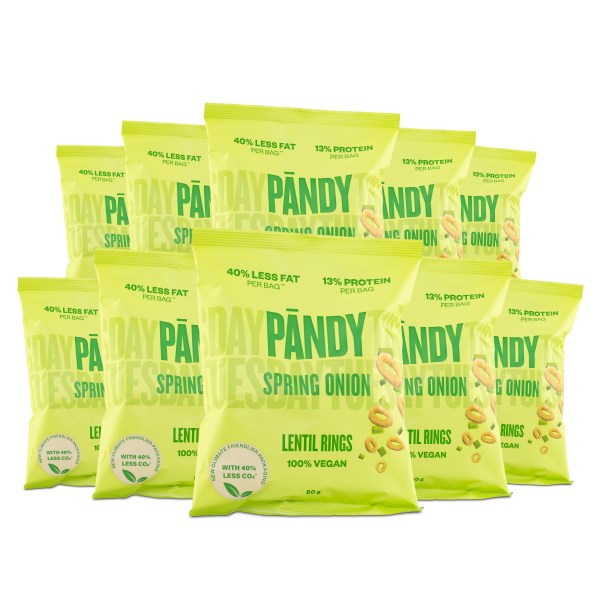 Pändy Linschips, Spring Onion, 10-pack