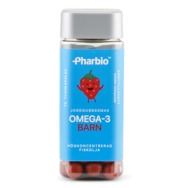 Pharbio Omega-3 Barn, 70 kaps