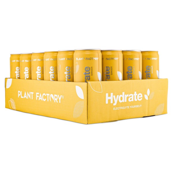 Plant Factory Hydrate, Ginger, 24-pack