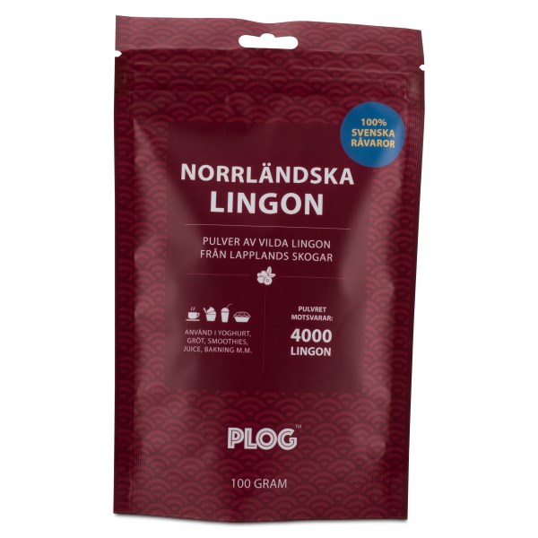 PLOG Norrländska Lingon, 100 g