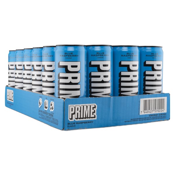 PRIME Energy Drink, 24 st, Blue Raspberry