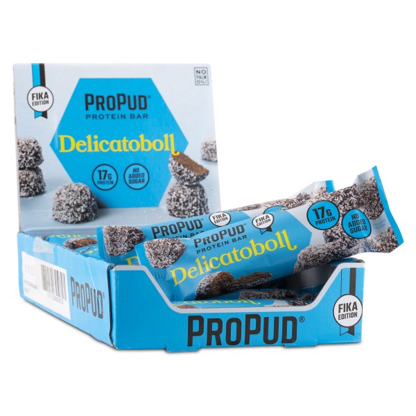 ProPud Protein Bar, Delicatoboll, 12-pack