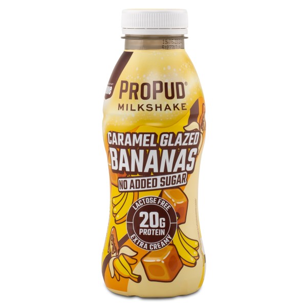 ProPud Protein Milkshake, Caramel Glazed Bananas, 330 ml