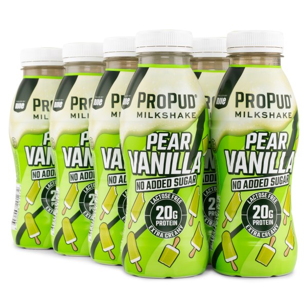 ProPud Protein Milkshake, Pear Vanilla, 8-pack