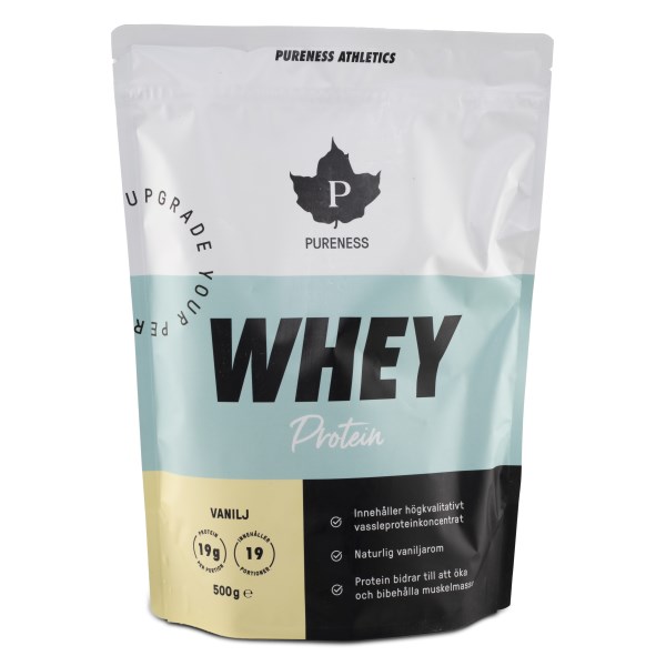 Pureness Athletics Whey Protein, Vanilj, 500 g