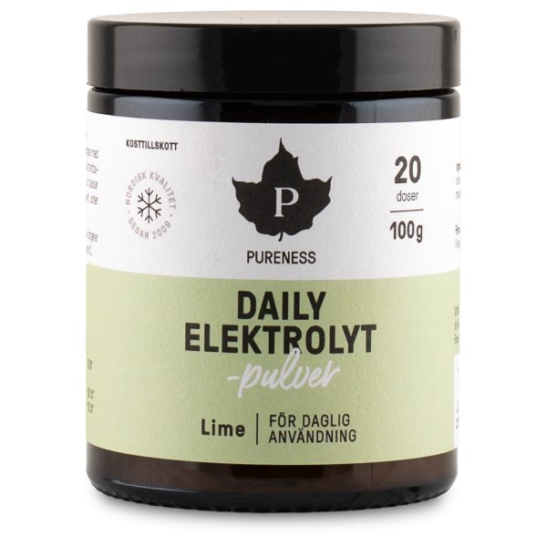 Pureness Daily Elektrolytpulver, Lime, 100 g