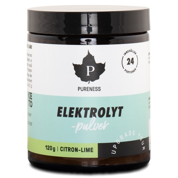 Pureness Elektrolytpulver, Citron/Lime, 120 g