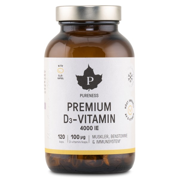 Pureness Premium D-Vitamin, 120 kaps