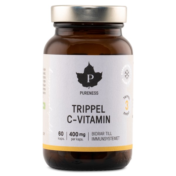 Pureness Trippel C-vitamin, 120 kaps