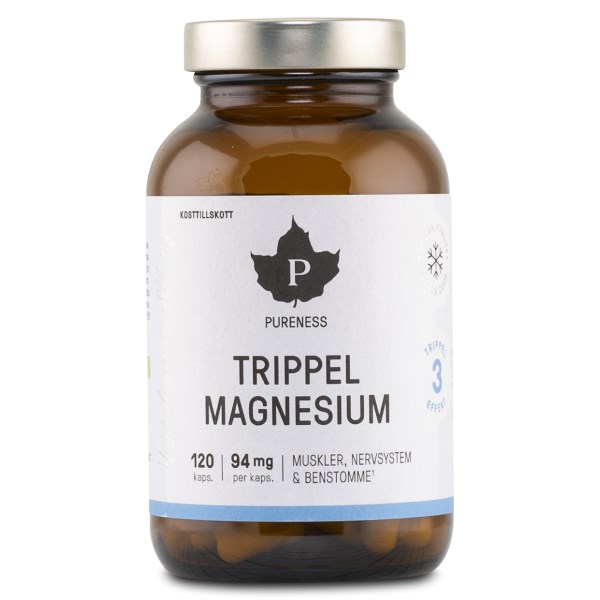 Pureness Trippel Magnesium, 120 kaps