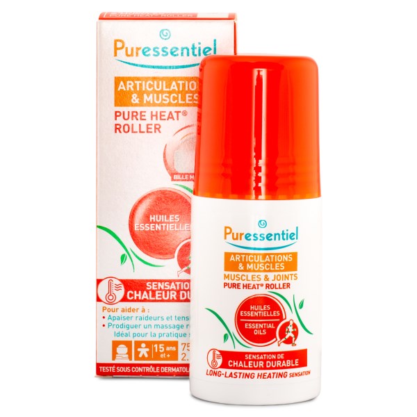 Puressentiel Muscles & Joints Pure Heat Roller, 75 ml