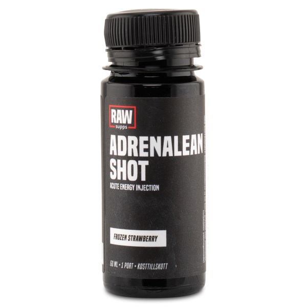 RAW Adrenalean Shot, Frozen Strawberry, 60 ml