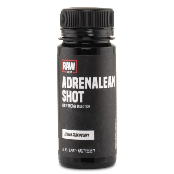 RAW Adrenalean Shot, Frozen Strawberry, 60 ml