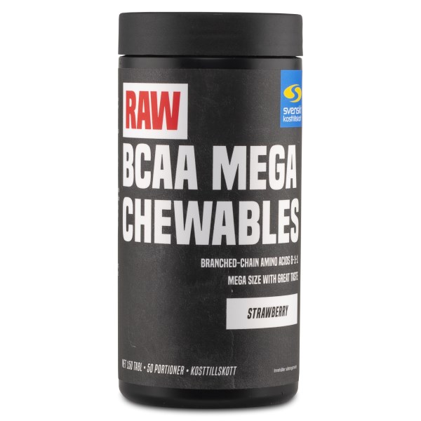 RAW BCAA Mega Chewables, 150 tabl