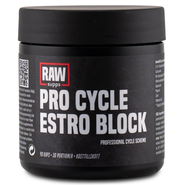 RAW Pro Cycle Estro Block, 90 kaps