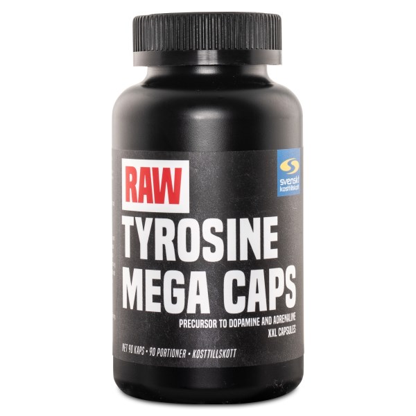 RAW Tyrosine Mega Caps, 90 kaps