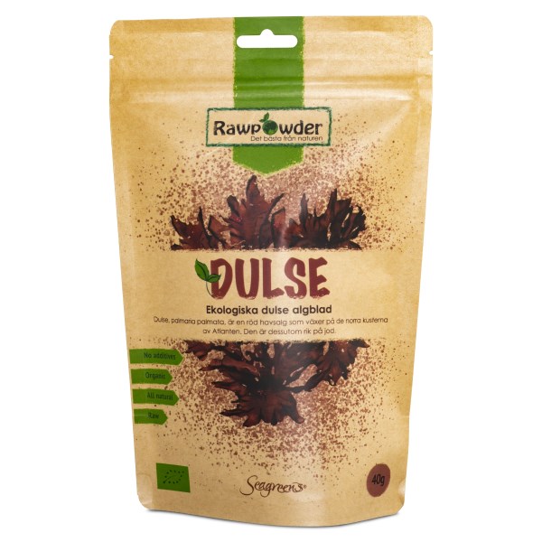 RawPowder Dulse Alg Blad Eko, 40 g