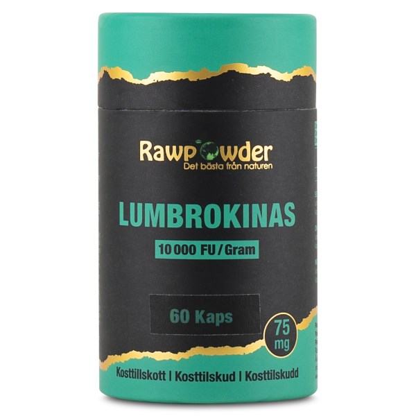 RawPowder Lumbrokinas, 60 kaps