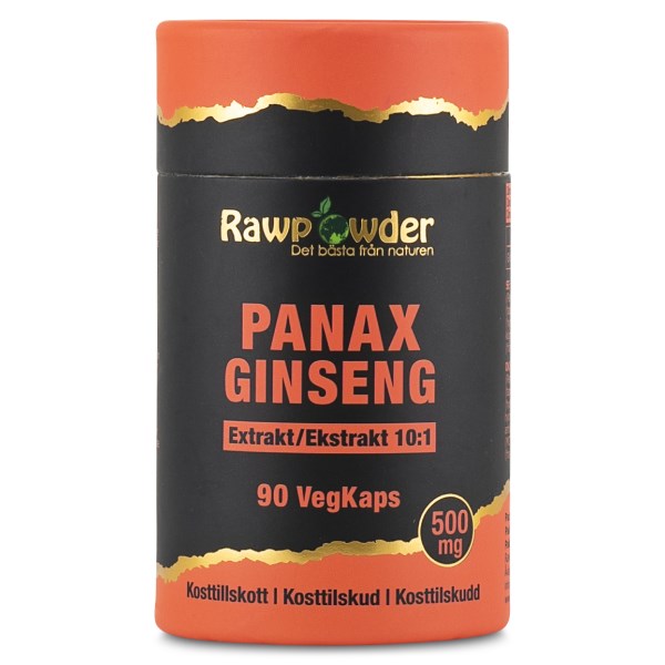 RawPowder Panax Ginseng Extrakt, 90 kaps