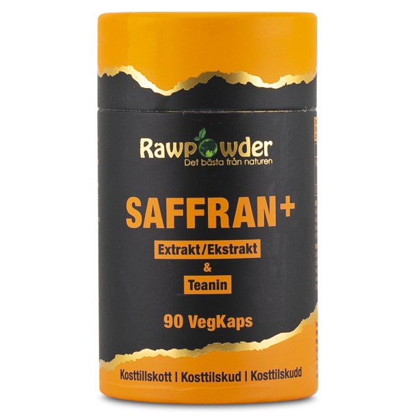 RawPowder Saffran+ Extrakt, 90 kaps