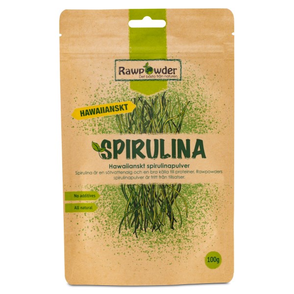 Rawpowder Spirulina Pulver Hawaii, 100 g