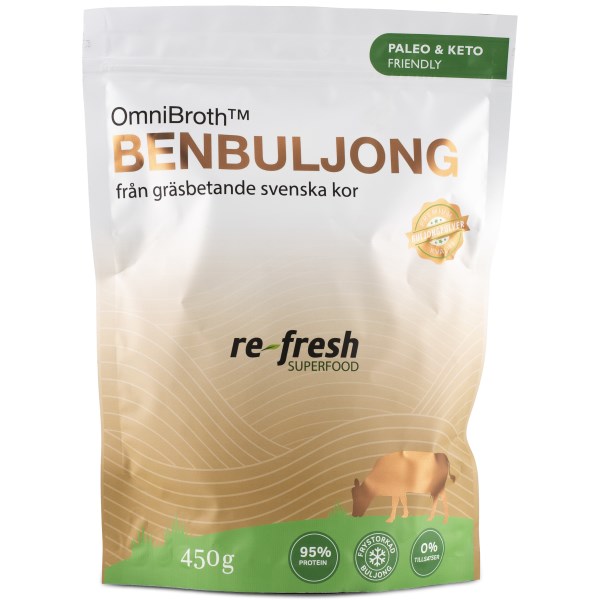 Re-fresh Superfood Benbuljong Premium, Naturell, 450 g