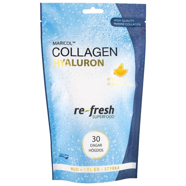 Re-fresh Superfood Collagen Hyaluron +C, Apelsin, 150 g