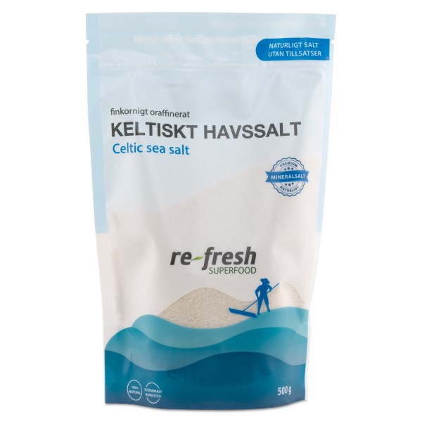 Re-fresh Superfood Keltiskt Havssalt Finkornigt, 500 g