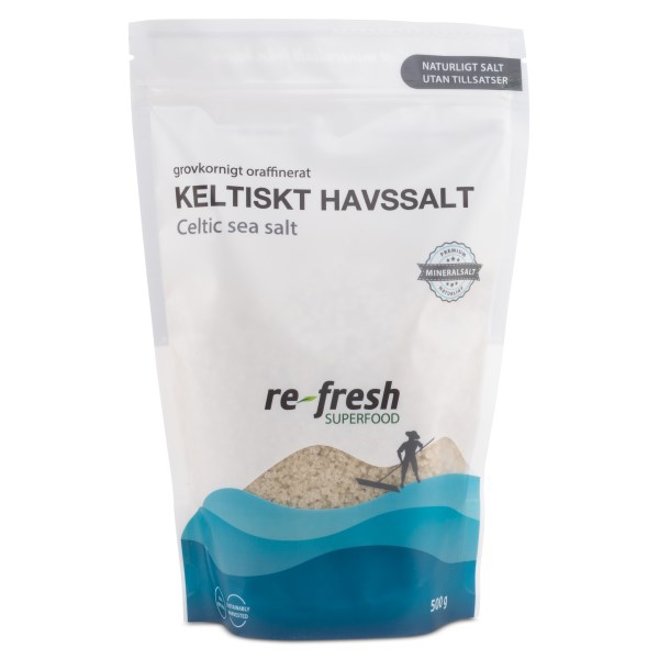 Re-fresh Superfood Keltiskt Havssalt Grovkornigt, 500 g