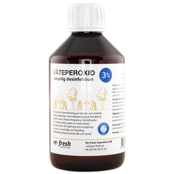 Re-fresh Superfood Väteperoxid 3%, 300 ml