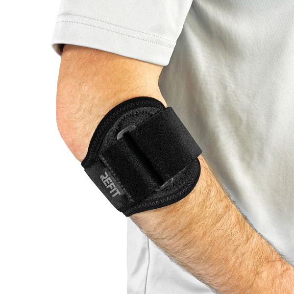 Refit Exceed Tennisarmbåge, One Size , Black