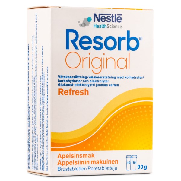 Resorb Original, 20 brustabl, Apelsin