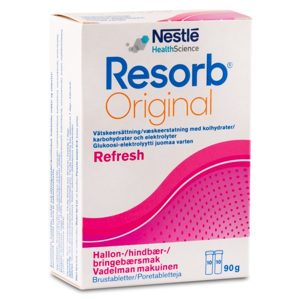 Resorb Original, 20 brustabl, Hallon