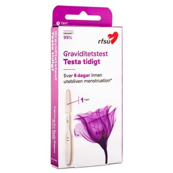 RFSU Graviditetstest Testa Tidigt, 1-pack